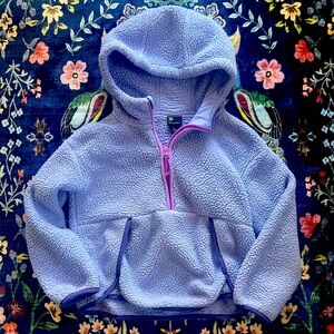 Sherpa Warm Winter Sweater Jacket | All In Motion Girls size 6